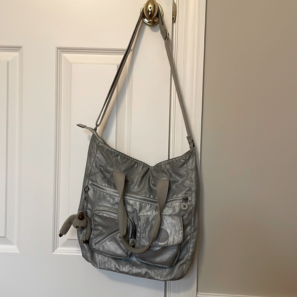 Kipling Silver Multi Component Crossbody Bag - image 1